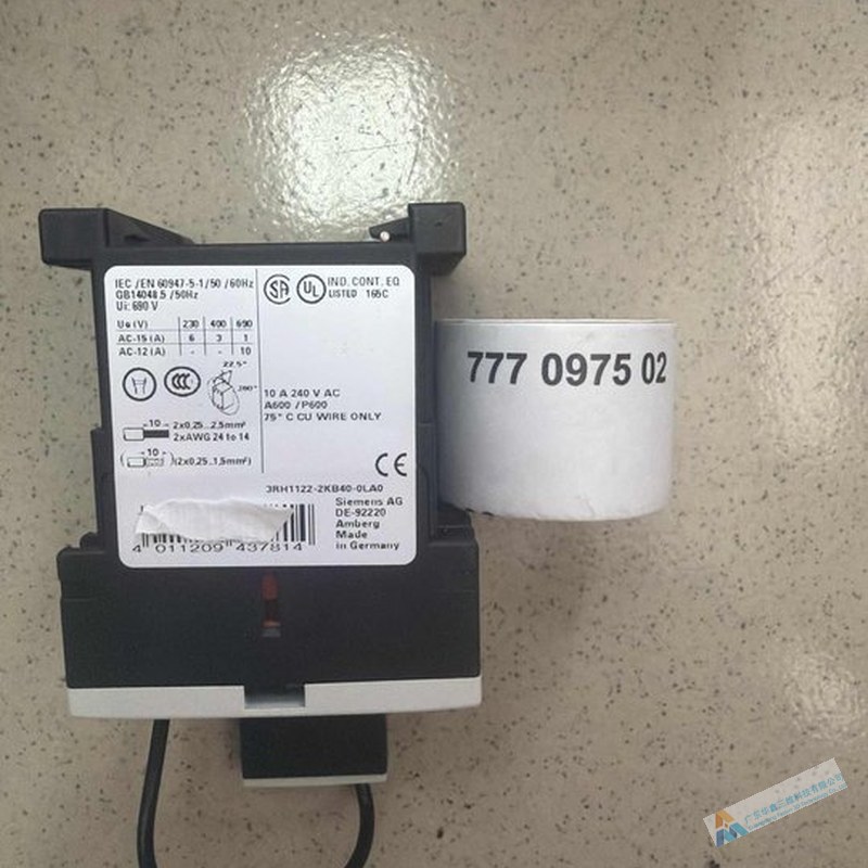 SIEMENS接触器式继电器3RH1122-2KB40-0LA0